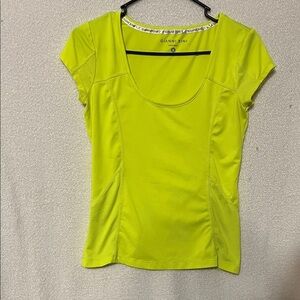 Gianni Bini Women's Bright Yellow Short Sleeve Tee